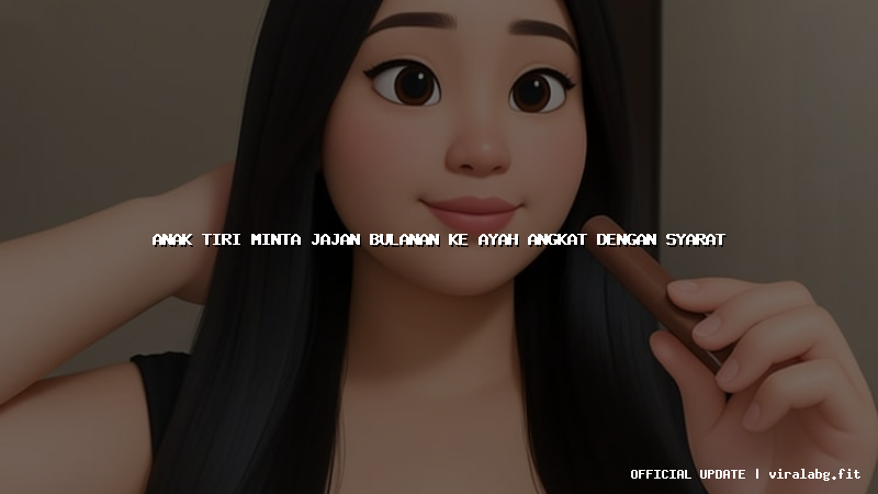 anak tiri minta jajan bulanan ke ayah angkat dengan syarat