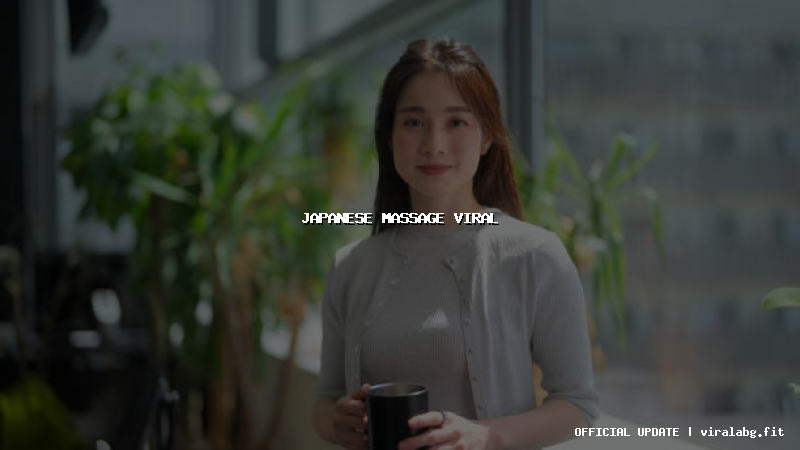 japanese massage viral