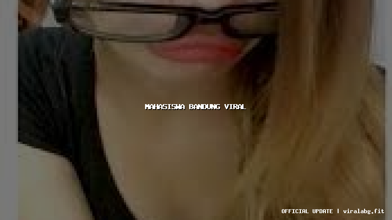 mahasiswa bandung viral