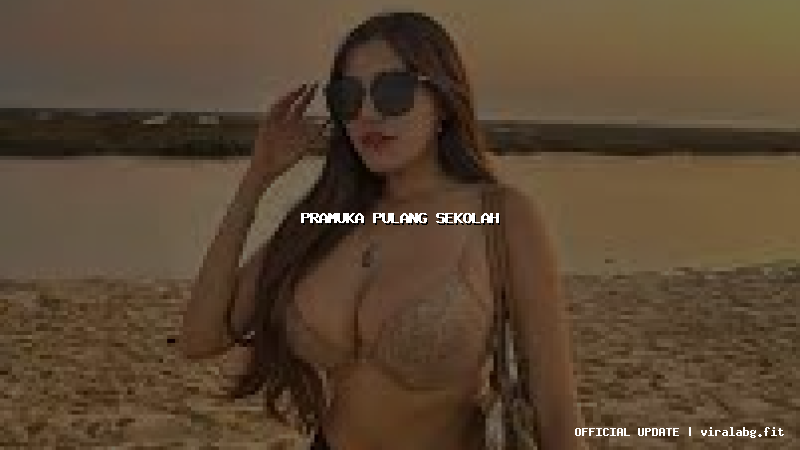 pramuka pulang sekolah