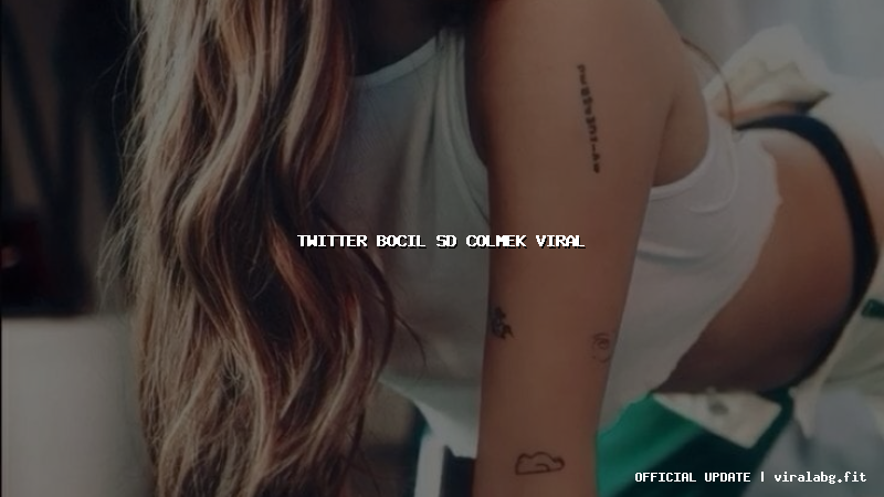 twitter bocil sd colmek viral